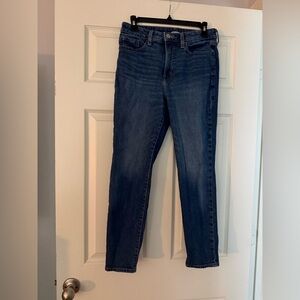 Old Navy Dark Blue Straight Leg Jeans Size 4